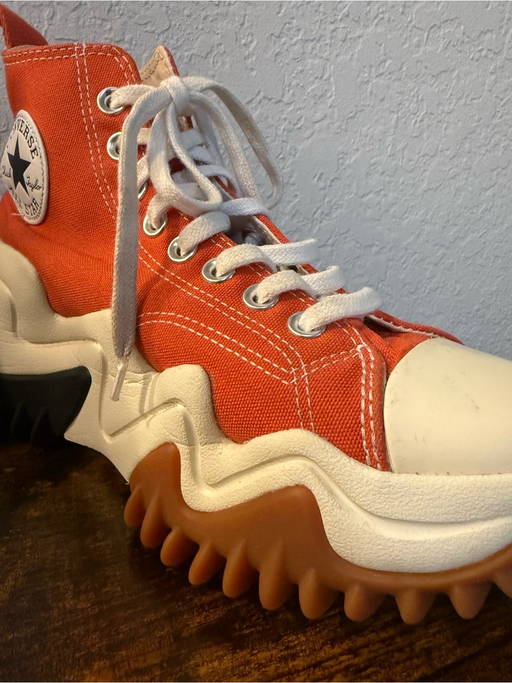 Converse Run Star Motion Platform High Color Mantra Orange Men's 6.5 Womens 8 - Picture 8 of 12